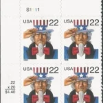 1998 Uncle Sam Forever First Class Postage Stamps