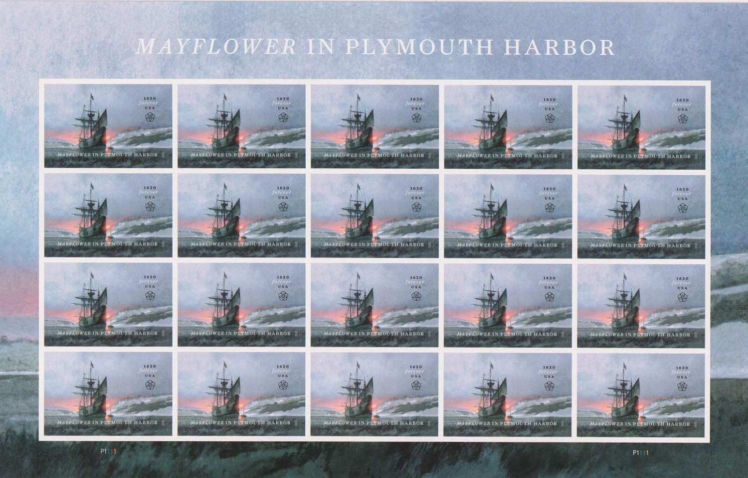 2020 Mayflower Forever First Class Postage Stamps