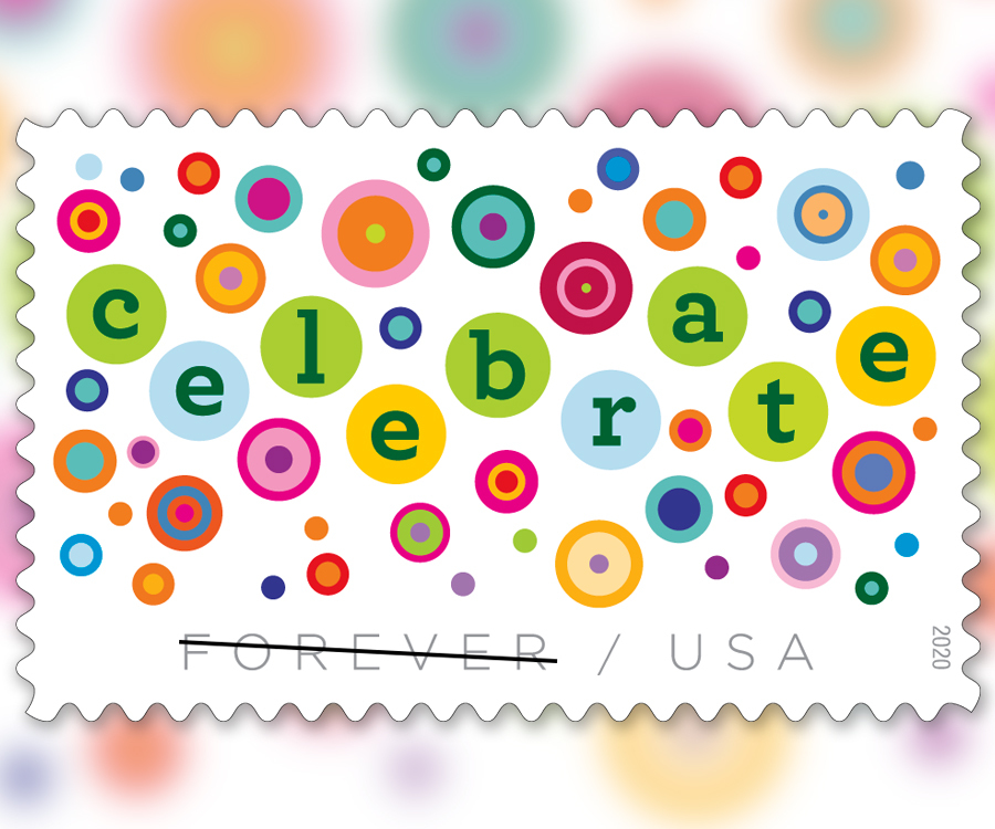 2020 Celebrate Forever First Class Postage Stamps