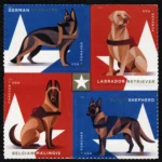 2019 Military Working Dogs Forever First Class Postage Stamps