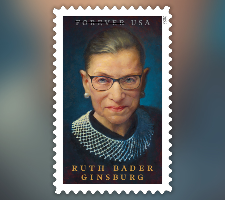 2023 Ruth Bader Ginsburg Forever First Class Postage Stamps