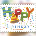 2021 Happy Birthday Forever First Class Postage Stamps