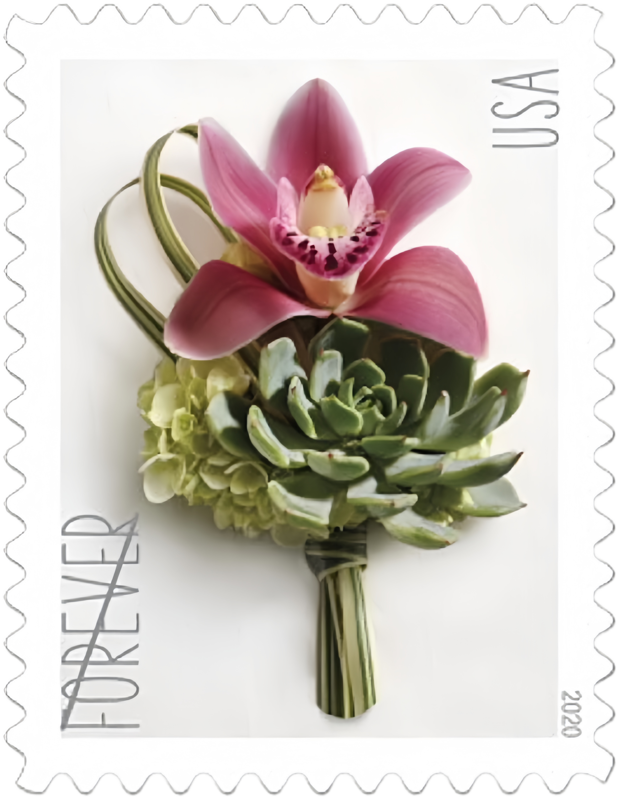 2020 Contemporary Boutonniere Forever First Class Postage Stamps