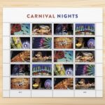 2024 Carnival Nights Forever First Class Postage Stamps