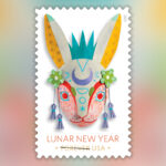 2023 Year of The Rabbit Forever First Class Postage Stamps