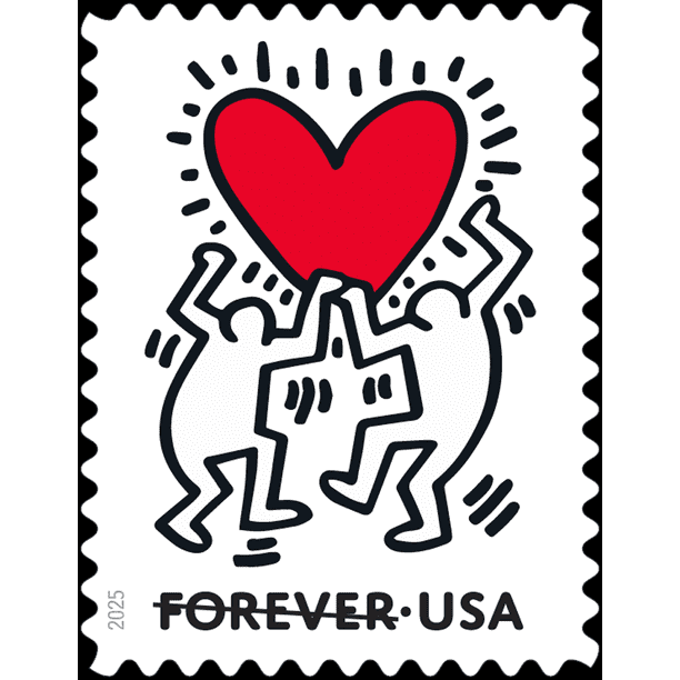 2025 LOVE Forever First Class Postage Stamps