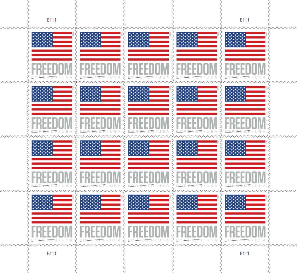 83d8daada541067cdb7d3b1e4733bcdb146a32ef 2023 U.S. Flag Forever First Class Postage Stamps - Image 1