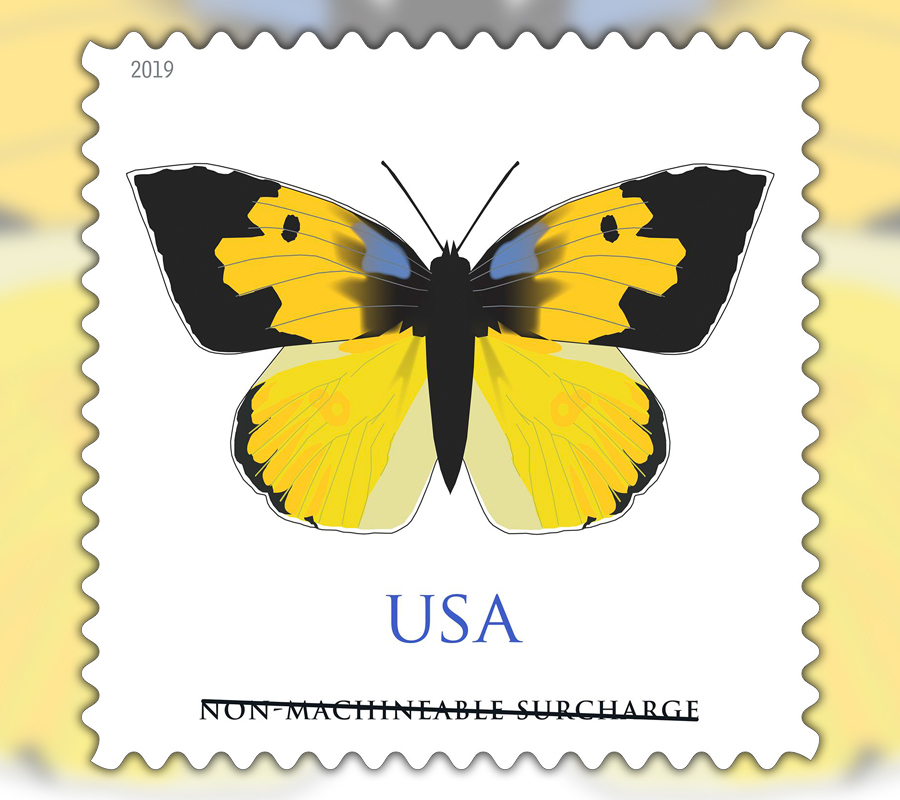 2019 California Dogface Butterfly Forever First Class Postage Stamps