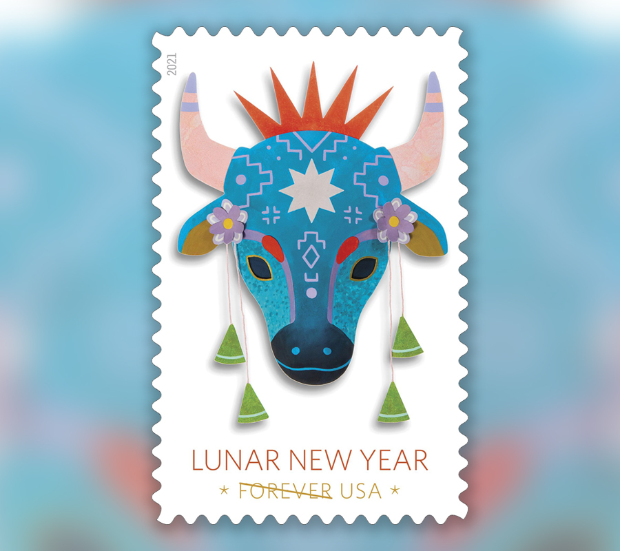2021 Year of The Ox Forever First Class Postage Stamps