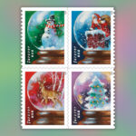 2023 Snow Globes Forever First Class Postage Stamps