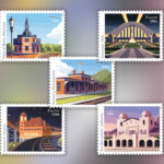 2023 Railroad Stations Forever First Class Postage Stamps