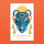 2020 Year of The Rat Forever First Class Postage Stamps