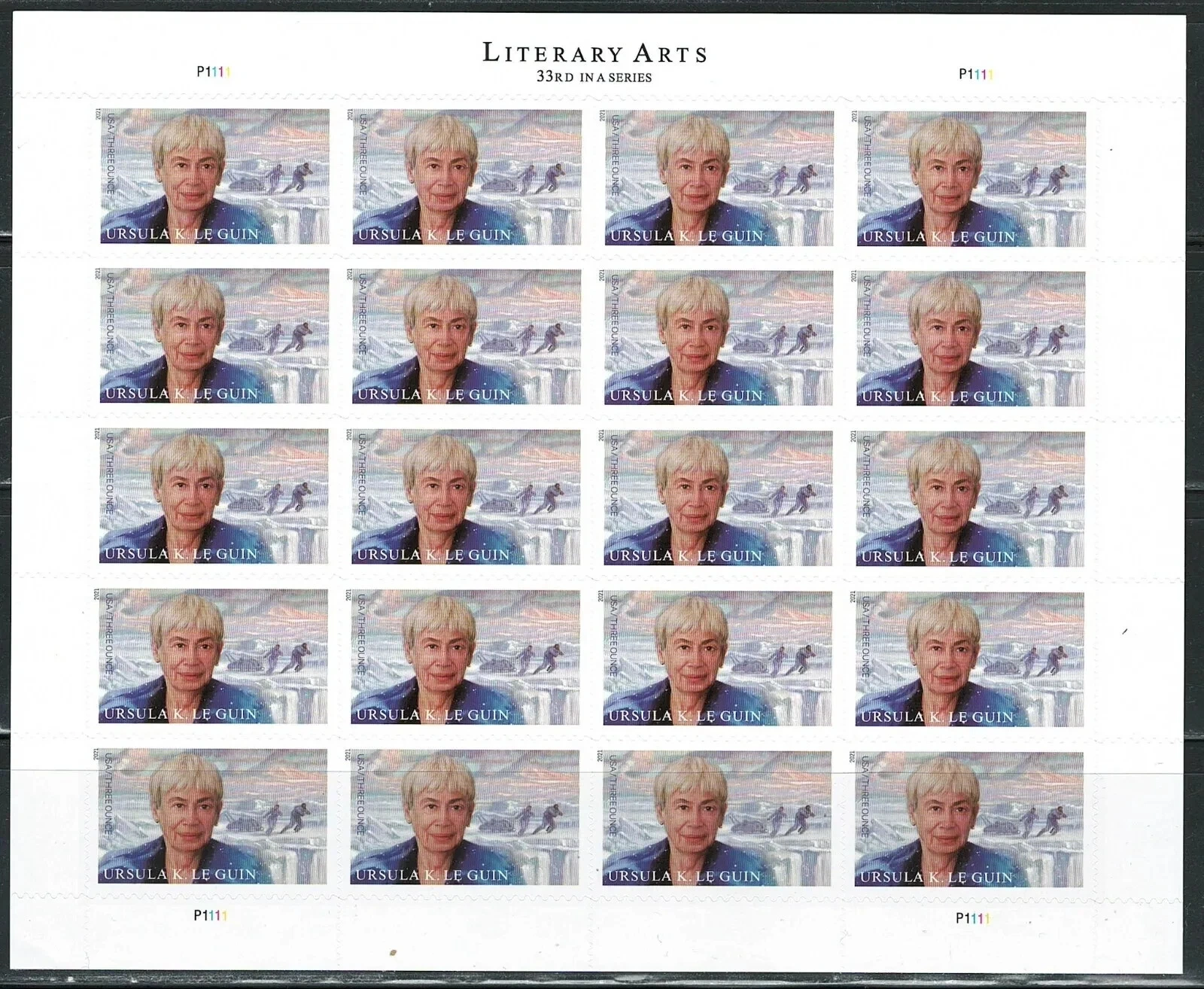 2021 Ursula K. Le Guin Forever First Class Postage Stamps