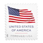2025 US Flag Double-Sided Forever First Class Postage Stamps