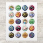 2024 Pinback Buttons Forever First Class Postage Stamps