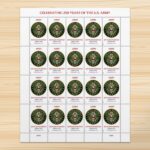 2025 U.S. Army 250th American Commemorative Forever First Class Postage Stamps