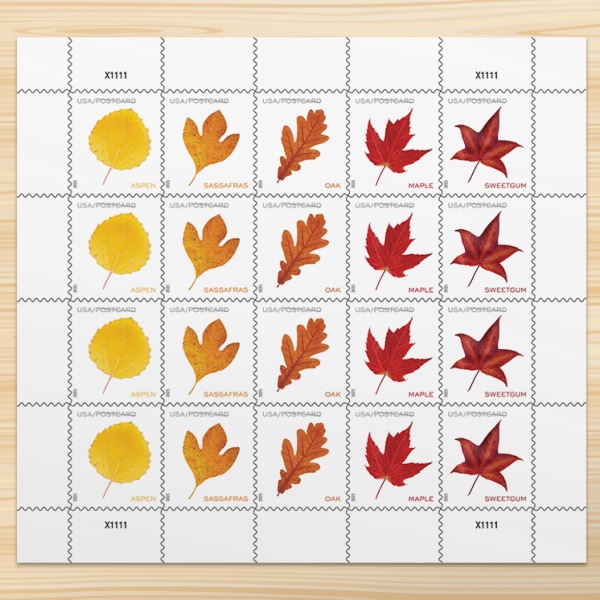 2025 Vibrant Leaves Forever First Class Postage Stamps